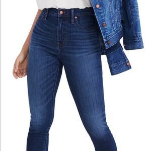 Madewell 9” high riser skinny